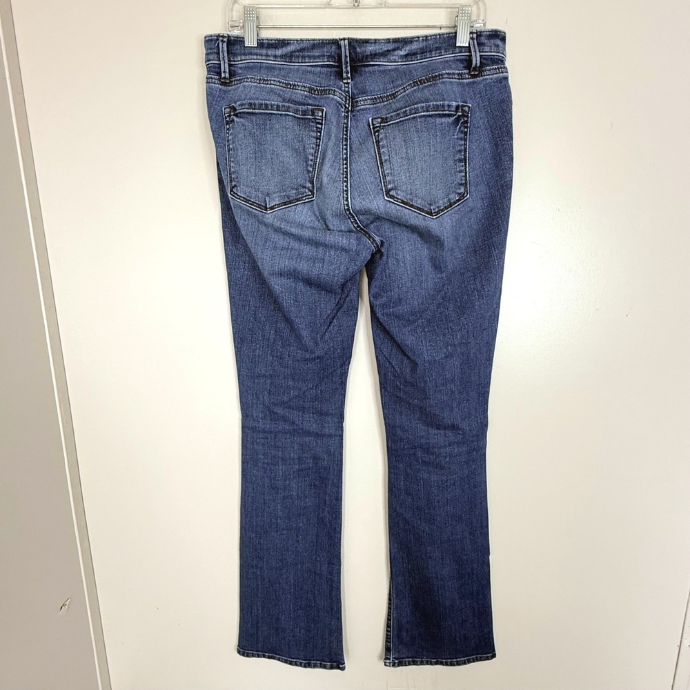 LOFT Jeans Womens 8 29 Modern Boot Blue Denim Mid Rise Bootcut Stretch Pants - Picture 5 of 9
